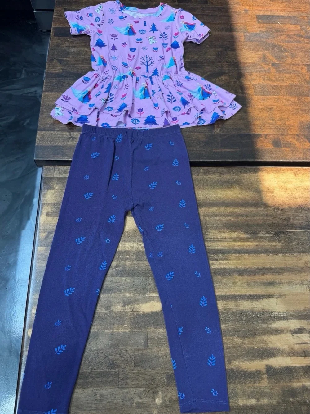 Junebug Bamboo Frozen Peplum Set